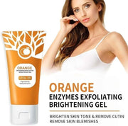 Orange Enzyme Exfoliating Brightening Gel – Deep Cleansing Tan Removal & Instant Glow Facial