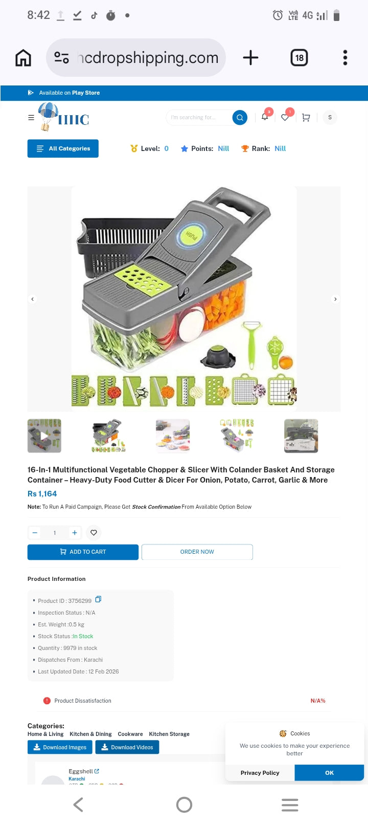 16-in-1 Multifunctional Vegetable Chopper & Slicer with Colander Basket and Storage Container – Heavy-Duty Food Cutter & Dicer for Onion, Potato, Carrot, Garlic & More